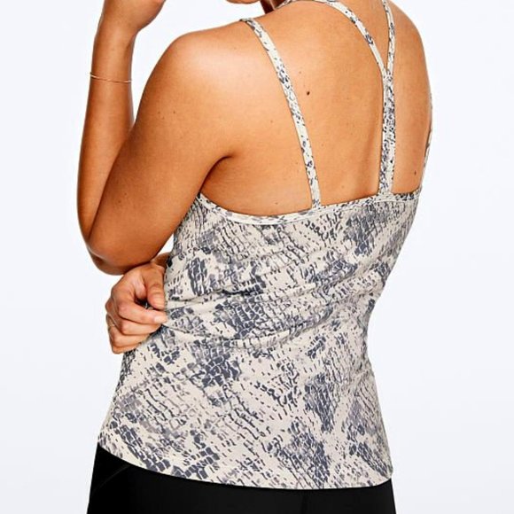 PINK VICTORIA'S SECRET Snake Workout Tank Brami Top Sz XS**NEW! - Picture 2 of 4